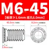 Parafusos Rebites de Aço Carbono Galvanizado Fh-M6-6~30, Parafusos Rebites para Chapas de Chassis de Máquinas, Cabeça Cilíndrica Rosqueada Eletrogalvanizada