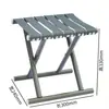 Taburete Plegable Mazar de Hierro para Exteriores, Taburete Plegable Mazar de Pesca, Portátil para Tren, Pequeño Mazar, Taburete Plegable para Barbacoa al Aire Libre, Camping