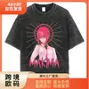Camiseta Vintage Hip Hop Streetwear Harajuku Anime Japonés Algodón