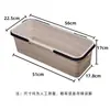 Cubo Rectangular para Trapeador Hogareño Grande Cubo de Limpieza con Trapeador Esponja Exprimidor Plástico Lavado de Autos Cubo para Trapeador al por Mayor Cubo Único