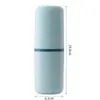 Copo Criativo para Escova de Dentes de Viagem Caixa Portátil para Armazenamento de Escova de Dentes Copo para Escova de Dentes Utensílios de Dente Caneca para Dentes Conjunto de Copos para Enxágue Bucal
