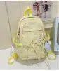 Mochila Fofa e Doce Estilo Japonês com Laço, Mochila para Aluno do Ensino Médio, Mochila de Viagem Fresca Estilo Floresta de Alto Valor