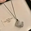 Monedero Colgante Único de Acero de Titanio Collar Cadena para Clavícula Moda Simple Minimalista Cadena Larga de Suéter de Moda en Capas para Mujer