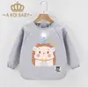 Overol para Clase de Pintura Graffiti Infantil Pigmento Palabra Manga Larga Delantal Ropa para Clase de Acuarela Delantal de Comida Artística
