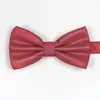 Pajarita Roja Negra Ropa Formal Pajarita para Hombre Padrino de Boda Novio Vino Boda Estilo Británico Coreano Pajarita