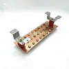 Barra de Cobre para Aterramento de Sala de Computadores, Barra de Aterramento de Equipotencialização, Barra de Distribuição de Aterramento, Estanhada Niquelada 100 de Largura, Sala de Comunicações