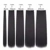 Peruca Hanfu estilo antigo para mulheres com apliques de cabelo oleado, apliques de cabelo recortáveis ​​para penteados, apliques de cabelo liso de seda de milho para cabeleireiros.