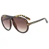 Gafas de sol transfronterizas para mujer, gafas de montura grande, aviador, nueva tendencia de moda europea y americana, gafas de sol retro para hombre