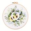 25 Novos Produtos Exportação Bordado DIY Pacote de Material Kit Semi-Acabado Feito à Mão Transfronteiriço Fabricante Amazon Florais Europeus e Americanos
