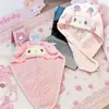 Touca de Cabelo Fofa com Bordado My Melody Secagem Rápida Macia Absorvente Secagem Rápida para Casa Estudante Lavagem de Cabelo Faixa para a Cabeça Toalha de Secagem