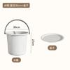 Cubo de Plástico para el Hogar con Tapa Cubo Portátil Cubo Extra Grande para la Lavandería Engrosado Cubo para Baño de Dormitorio Estudiantil Cubo de Almacenamiento de Agua