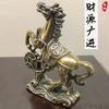 Adornos de Caballo del Zodíaco de Latón Haz Dinero Ahora Adornos Pequeños para el Hogar Decoración para Mascota de Té Regalos Hechos a Mano