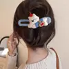 Acessório de Cabelo Divertido de Filhote de Esponja para Mulheres, Presilha Lateral Bico de Pato, Presilha para Franja Meio Presa, Grampo Versátil Diário de Celebridade da Internet