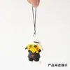 Cordão para Celular de Anel Duplo Personalizado 100 Cores Pingente de Boneca Corda de Poliéster Acessórios de Joias DIY Materiais Artesanais