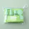 Botellas Vacías Reutilizables para Viaje Juego de Seis Piezas Viaje de Negocios Cosméticos de Viaje Botellas Pequeñas Portátiles Botella con Atomizador Botella con Atomizador Botella para Loción