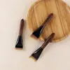 Brocha para Base de Maquillaje Líquida con Forma de Cola de Pez, Aplicador Ultra Fino Sin Costuras de Nogal, Brocha de Maquillaje para Base No Absorbente, Brocha para Mascarilla, Brocha de Maquillaje Cangzhou