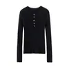 Nuevo suéter de punto fino 100% cachemira para otoño e invierno para mujer, cuello redondo, estilo coreano, corte ajustado, top elegante