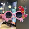 Gafas de Sol Polarizadas para Bebé Dinosaurio, Súper Lindas, Gafas para Foto en el Zoológico, Visores Solares de Silicona para Niños, Gafas Lindas
