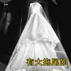 Funda Protectora para Vestido de Novia Xiuhe Hanfu con Cola Extendida Disfraz de Performance Vestido Cheongsam Modelo de Almacenamiento Bolsa de Malla Antipolvo