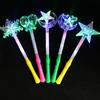 Barra luminosa de estrella de cinco puntas, copo de nieve, varita mágica, estrella de fiesta, varita de luna, barra luminosa de amor, concierto debería apoyar accesorios de animación