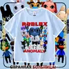 Nueva camiseta de manga corta para niños del juego de Roblox Animal Hospital, top moderno