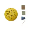 Mini tambor etéreo de 3 pulgadas y 6 notas, tambor de bolsillo, tambor de lengüeta de acero, instrumento de percusión para principiantes infantiles al por mayor