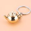 Llavero de Café Estéreo 3D Regalo Pequeño Personalización Aparato de Café Artificial Colgante para Bolso Pequeño Hebilla de Metal Personalización