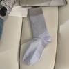 Meias de inverno femininas espessadas com forro de fleece, combinando cores, meias de caxemira, meias coreanas de pelo, fio colorido, meias de pelúcia, atacado