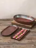 Louças Criativas em Melamina Estilo Montanha, Travessa Três Crocantes de Vegetais da Montanha, Travessa de Carne Bovina, Travessa para Shabu-Shabu