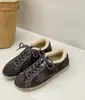 Sapatos Felpudos Sujos em Estoque para Mulheres, Novo Roupa de Inverno para Exterior, Versáteis com Solado Grosso, Forrados com Lã, Tênis de Treino Alemão, Tênis Esportivos Casuais Quentes