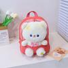 Mochila escolar para niños y niñas, mochila con bonito oso de peluche de dibujos animados, bolso de hombro, venta al por mayor de fábrica