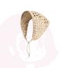 Celebridad de Internet Chica Popular Color de Nicho Crochet Hecho a Mano Cabello Corto Linda Diadema Tejida Bufanda Triangular Mismo Estilo Artículo de Viaje