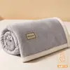 Manta de terciopelo de leche invierno terciopelo coral dormitorio estudiantil manta pequeña oficina siesta sofá cubierta de manta para cama