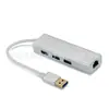 Hub de Rede RJ45 para USB 3.0 A/F Plug and Play Divisor Interface de Conversão Múltipla
