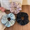 Diadema de satén scrunchie extragrande de moda 2025 para mujer que no tira del pelo