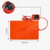 Placa calefactora de caucho de silicona, cinturón calefactor, elemento calefactor, bobina calefactora eléctrica, almohadilla térmica con controlador de temperatura, calefacción de silicona personalizable