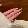 Pendientes de perla con lazo de diamantes completos deslumbrantes, aguja de plata pura S999, exquisitos, compactos, de lujo ligero, de alta gama, únicos y hermosos