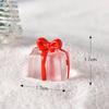 Natal nova caixa de presente Natal micro paisagem de Natal neve bola de cristal acessórios Natal porco cone boneco de neve enfeites de resina