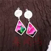 Pendientes Vintage Bordados Hechos a Mano de Estilo Étnico de Moda con Borlas Pequeñas, Joyería de Plata Miao de Yunnan, Color Blanco, Tamaño 41