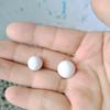 Canicas de Vidrio Multiespecificación, Bolas Redondas de Cerámica Blanca, Bolas de Vidrio de Damas de Colores, Cuentas Transparentes, Decoraciones para Acuario de Juguete