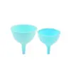 Embudo de Silicona Amazon Grande y Pequeño Embudo Portátil para Aceite Malla Filtrante de Diámetro Grande Embudo de Silicona para Vino para Uso en la Cocina