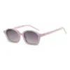 Gafas de Sol Europeas y Americanas de Nueva Moda con Tachuelas Ovaladas, Elegantes y Versátiles, Estilo Callejero Color Gelatina Sencillas Casuales para Mujer