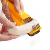 Rebanador de plátano, Pinza para salchicha de jamón, Divisor de frutas, Cortador multifuncional creativo, Herramienta para cortar melón, Gadget de cocina