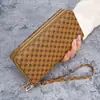 Adaptar para Bolsas para Mulheres, Novas Carteiras Longas Florais, Bolsas de Mão (Clutches), Bolsas para Celular, Porta-Moedas, Bolsas Multifuncionais para Cartões, Bolsas com Zíper