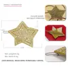 Novo grampo de cabelo de estrela de cinco pontas minimalista da Amazon, presilha superior para mulheres, presilha de sapo, acessórios de cabelo para atacado
