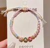Pulsera de Cuerda Colorida del Festival del Bote del Dragón, Pulsera de Hilo de Cinco Colores Zongzi Tejida a Mano, Accesorio de Cuerda Tejido a Mano Estilo Tradicional Chino