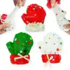 Guantes con temática navideña transfronterizos, juguetes blanditos de gel suave TPR de rebote lento para aliviar el estrés, venta al por mayor de fábrica