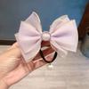 Lazo de Hilo Coreano Accesorios para el Cabello Anillo para el Cabello Lazo Super Hada Cordón para el Cabello Horquilla Horquilla para Niña Tocado de Princesa para Niñas