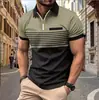 Nueva Camisa Polo de Manga Corta para Hombre, Top Casual de Negocios, Suave, Elástico, Casual, Moderno, Versátil, Golf