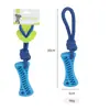 Brinquedo de Cão Nunbell de Corda de Algodão Trançada Transfronteiriço para Dentição e Resistente a Mordidas com Nó para Esconder Petiscos Tamanhos Grande, Médio e Pequeno